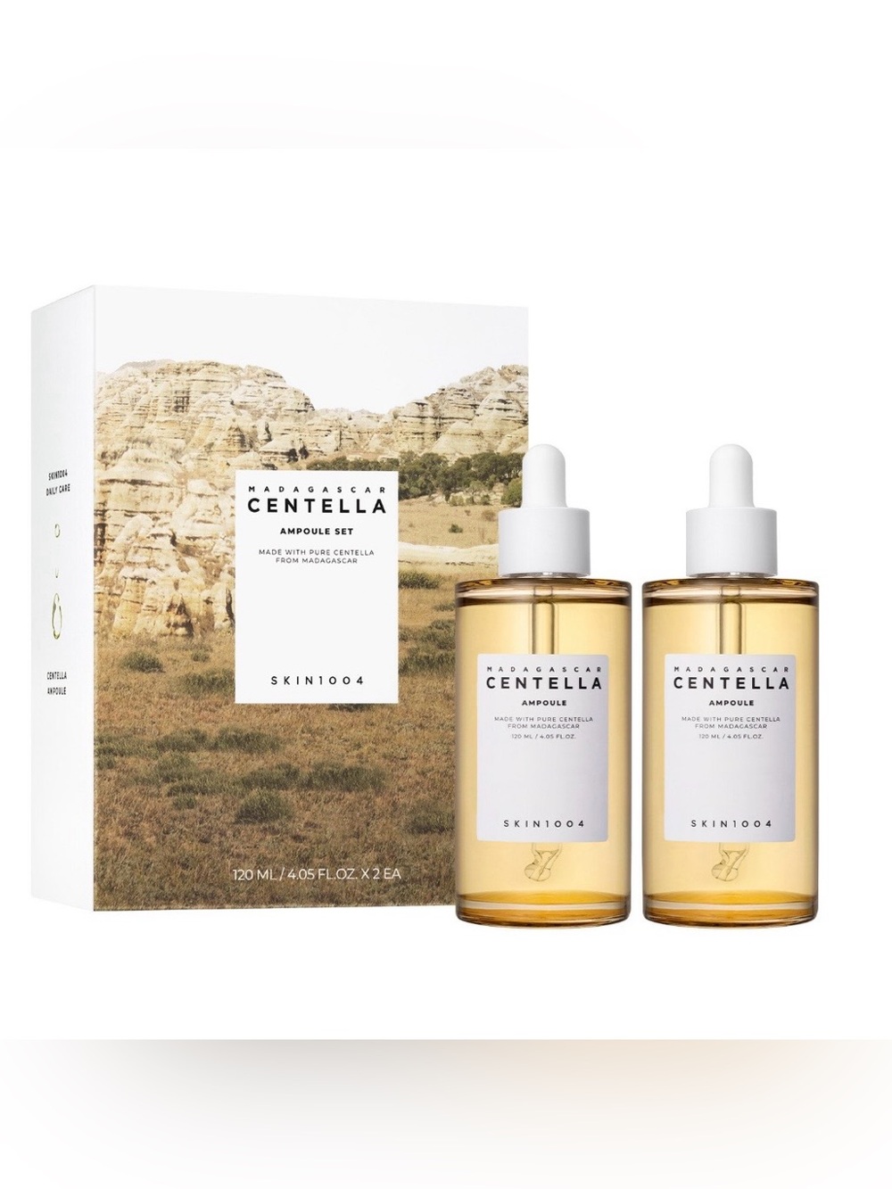 SKIN1004 Madagascar Centella Ampoule Set (2 Pack) - New Open Box